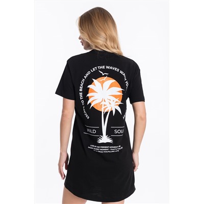 Футболка-платье М324223Пб