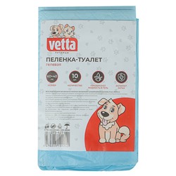 Пеленка-туалет гелевая 60*40 10шт