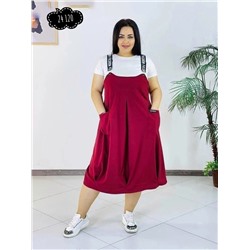 САРАФАН С ФУТБОЛКОЙ