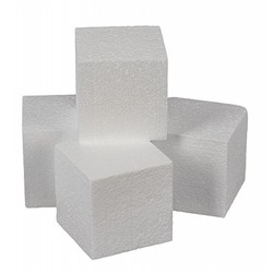 Набор фигурок из ПЕНОПЛАСТА №016 01 "Куб" 8 х 8 х 8см 4шт DPZ-S 01 Love2art