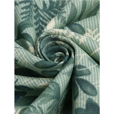 Шторы для кухни «Доляна. Лесная прохлада», 146×180 см - 2 шт., подхваты - 2 шт.