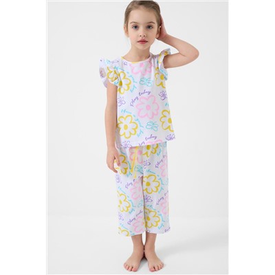 Пижама трикотажная для девочек PLAYTODAY, 1240909