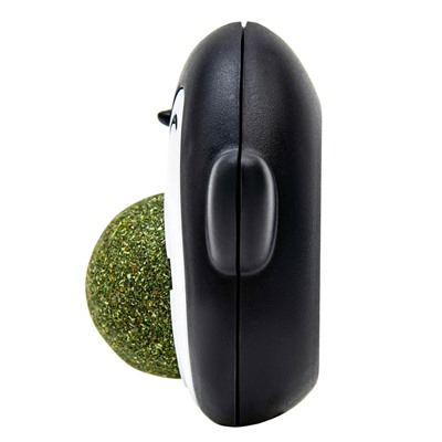 Игрушка для кошек с кошачьей мятой «Пингвин», 6 см, чёрная