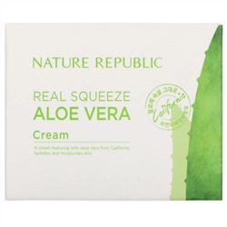 Nature Republic, Real Squeeze, Aloe Vera Cream, 1.69 fl oz (50 ml)