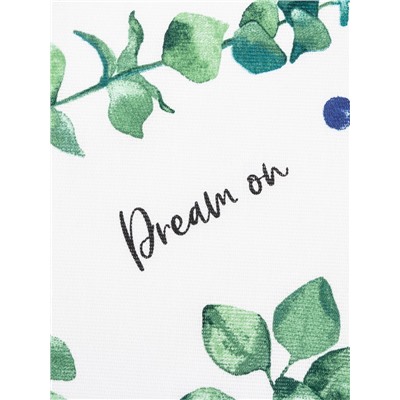 Шторы для кухни «Доляна» Eucalyptus, 150×180 см- 2 шт., подхваты - 2 шт., 164 г/м², 100% хлопок