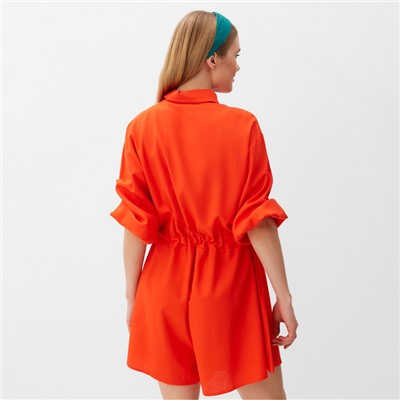 Комбинезон женский Minaku: Casual Collection, абрикосовый, размер 46