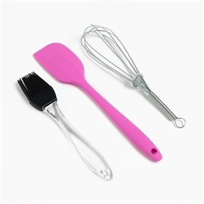 Набор подарочный The wild life: полотенце, варежка-прихватка, кисть, лопатка, венчик