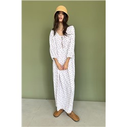 Платье женское  MOON085/03/Белый, розовый