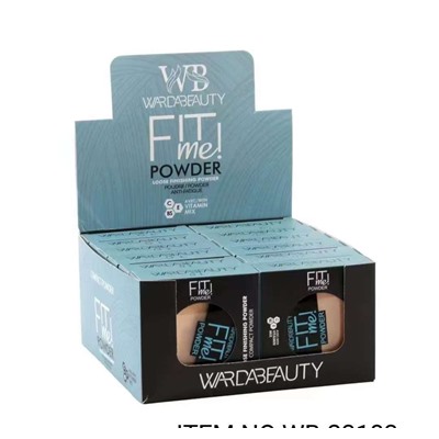 Warda Beauty Пудра для лица "Fit Me", матирующая, скрывающая поры, тон 01