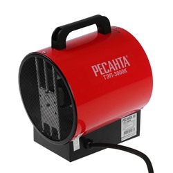 Тепловая пушка «Ресанта» ТЭП-3000К, электрическая, 30/1500/3000 Вт, 300 м3/час