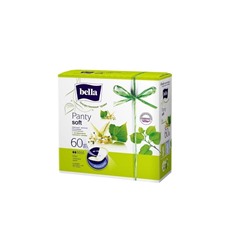 Bella 60шт Прокладки ежедневные Panty Soft Tilia с экстрактом липового цвета