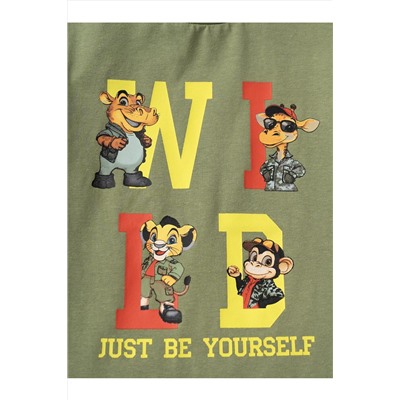 Комплект трикотажный для мальчиков: фуфайка (футболка), шорты PLAYTODAY, 1239803