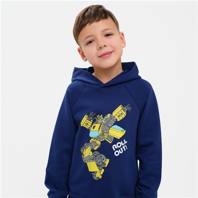 Толстовка детская Roll out, Трансформеры, рост 98-104