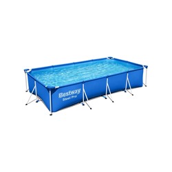 Бассейн каркасный Bestway Steel Pro 56424, 400×211×81 см, фильтр-насос, прямоугольный