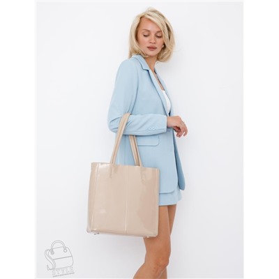 Сумка женская кожаная 5570-3P apricot Polina&Eiterou  в Новосибирске