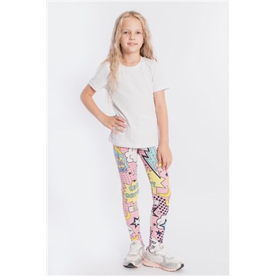 Лосины с лайкрой М21558мк