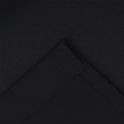 Штора блэкаут портьерная «Этель», 250×265 см, чёрная