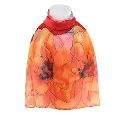 Шарф 1022 Цветы