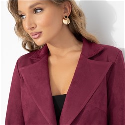 Жакет приталенного силуэта, Шоу-показ (бордовый)