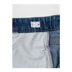 Брюки текстильные джинсовые для девочек PLAYTODAY, 1240040