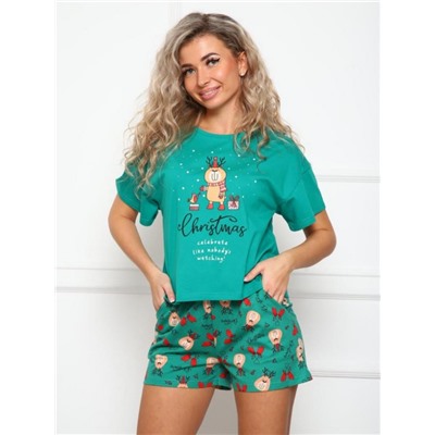 Пижама "Бонбончик" (Зеленый)