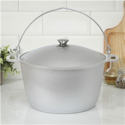 Котелок походный KUKMARA, 10 л, с крышкой, литой алюминий