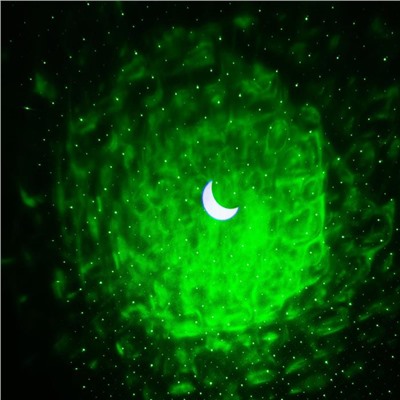 Световой прибор «Монпансье» 5 см, лазерный, 5 В, d=14 см, USB, MicroUSB, динамик, реагирует на звук, свечение мульти