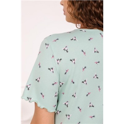 Ночная сорочка Амалия-4 (Зеленый)