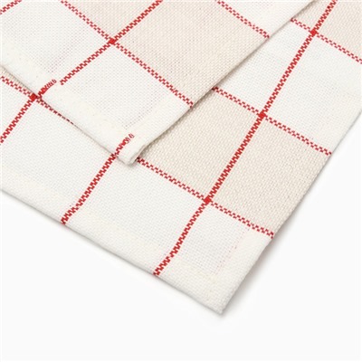 Набор «Этель» Bright cage: фартук 60×70 см, прихватка 19×19 см, полотенце 40×73 см