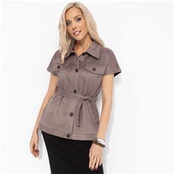 Жилет из мягкой замши, Бархатная дерзость