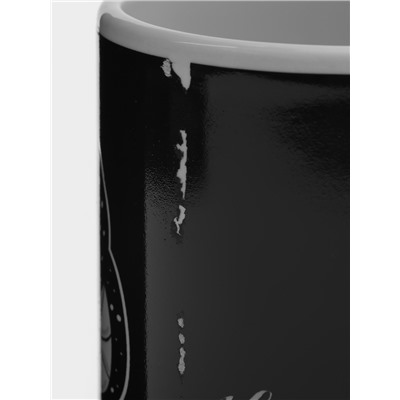 Кружка - хамелеон Доляна «Мечтай», 350 мл, керамика, бежевая