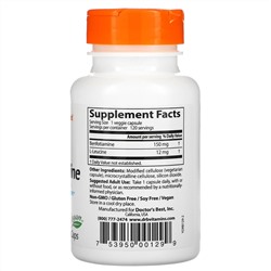 Doctor's Best, бенфотиамин 150, с BenfoPure, 150 мг, 120 вегетарианских капсул