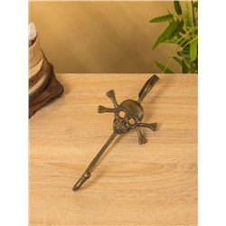 Крючок настенный «Пиратский», 33×13.5×6 см, алюминий