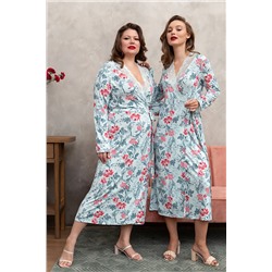 Халат ночной женский Mia Cara SS23WJ330 Blueberry Night