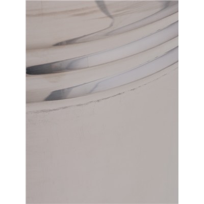 УЦЕНКА Ведро с крышкой 8 л, d=28 см, из нержавеющей стали AISI 201