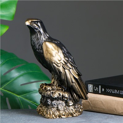 Фигурка гипс «Орёл», под бронзу, 10×27×10 см