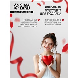 Мыльные розочки, красные, набор 3 шт.