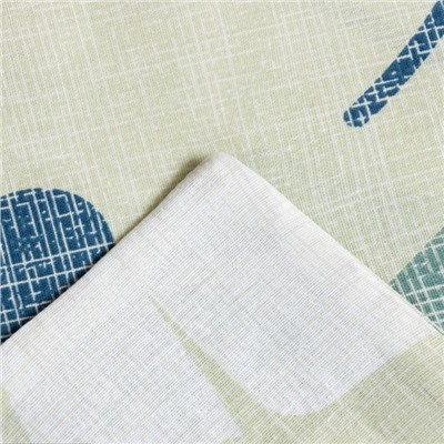 Постельное бельё 1.5-спальное «Этель. Листья нимфеи», бязь