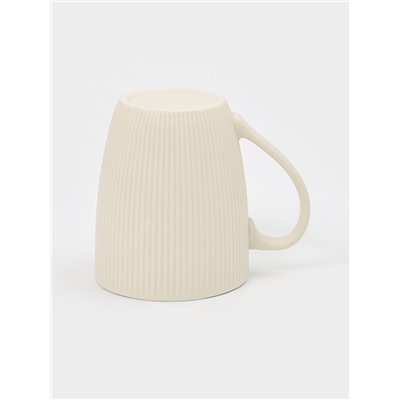 Кружки «Линии», набор 4 шт., 386 мл, 12×9×10 см, фарфор, молочные