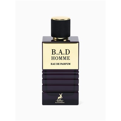 Парфюмерная вода мужская B.A.D. HOMME, 100 мл (мотив Carolina Herrera Bad Boy)