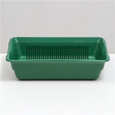 Туалет глубокий с сеткой 36×25×9 см, зеленый