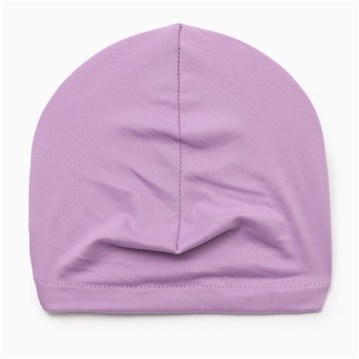 Шапка детская «Крошка Я. Бант», размер 48, сиреневая