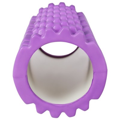 Ролик массажный Sangh, 33×14 см, цвет фиолетовый