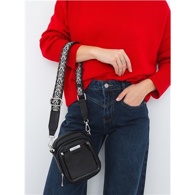 Сумка 2225-4 black Velina Fabbiana-Safenta