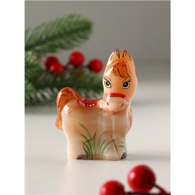 Фигурка «Лошадка строит глазки» 7×5 см, селенит