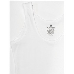 4202-01 Майка для девочек белая (BAYKAR)