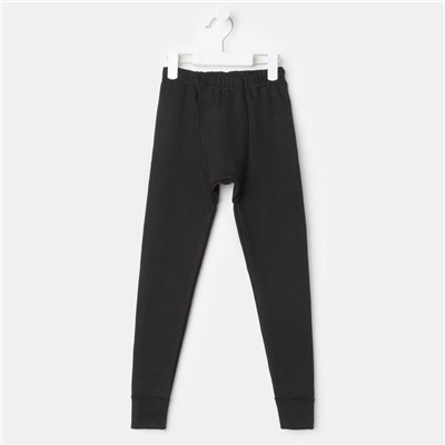 Кальсоны для мальчика (термо), цвет чёрный, рост 152 см