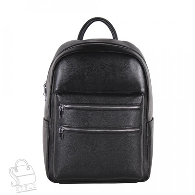 Рюкзак мужской кожаный 2420H black Heanbag