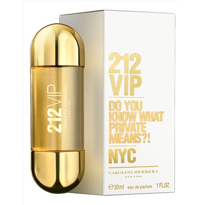 CAROLINA HERRERA 212 VIP edp (w) 30ml