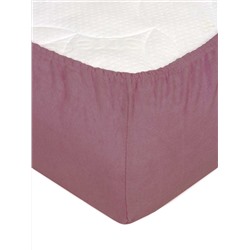 Простыня на резинке Махра - Какао